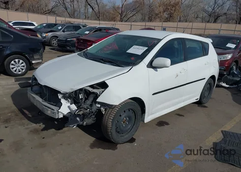 2009 Pontiac Vibe Gt из США, поврежденный, VIN 5Y2SR67089Z442413